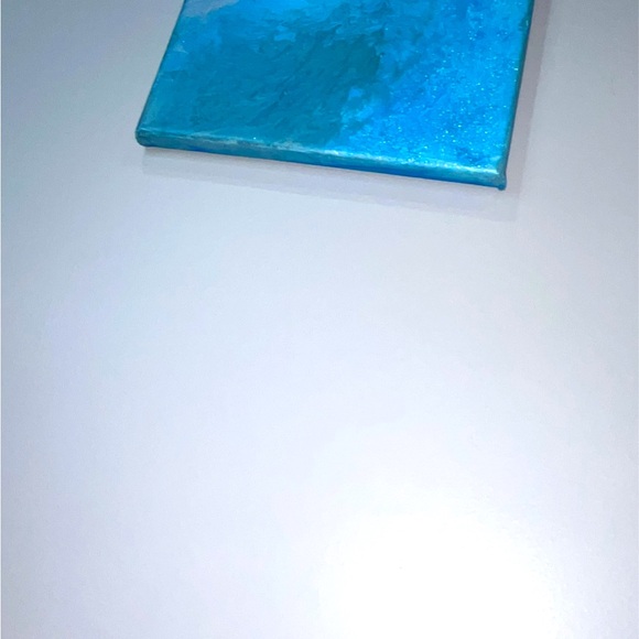 ONE OF A KIND Handmade Abstract on Canvas 8 x 10 Gorgeous Just see photos :) !! - Picture 11 of 13